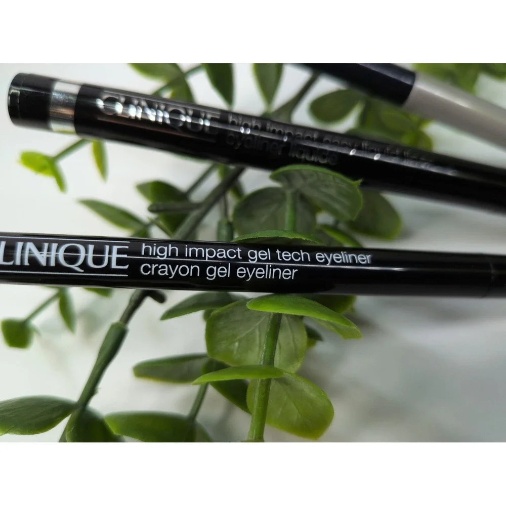 NEW LOT3🌿Clinique High Impact Gel Tech Eyeliner 01 Intense Black Quick Liquid